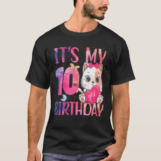 Het is mijn 10e verjaardag tiende Jubileum 10 jaar T-shirt