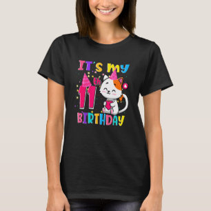 Het is mijn 11e verjaardagscadeaus 11 jaar oud mei t-shirt