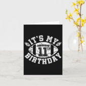 Het is mijn 11e verjaardagsjongen 11 jaar oud Foot Kaart (Gele Bloem)