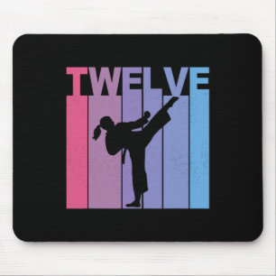 Het is mijn 12e Bday Karate Girl Martial Arts 12 j Muismat