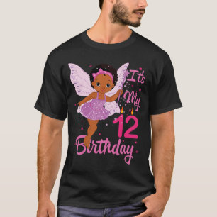 Het is mijn 12e verjaardag Kinderen van 12 jaar Cu T-shirt
