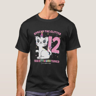 Het is mijn 12e verjaardag meisje van 12 jaar Unic T-shirt