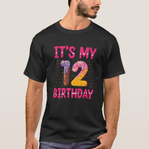 Het is mijn 12e verjaardag springen die Kinder Bir T-shirt