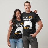 Het is mijn 12e verjaardag Teken mijn shirt videog (Unisex)