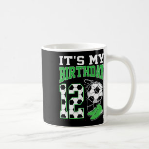 Het is mijn 12e verjaardag voetbalfeestje 12 jaar koffiemok