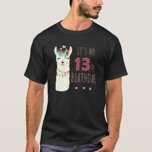 Het is mijn 13e verjaardag 13 jaar oud meisje verj t-shirt