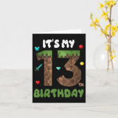 Het is mijn 13e verjaardag Grappige 13 jaar oude v Kaart (Gele Bloem)