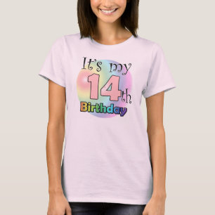 Het is mijn 14e verjaardag (roze) T-shirt