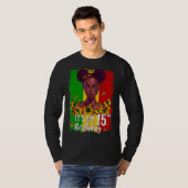 Het is mijn 15e verjaardag 15 jaar oude zwarte Mel T-shirt (Voorkant volledig)