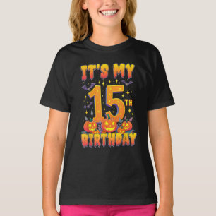 Het is mijn 15e verjaardagsfeest 15 jaar oude Hall T-shirt