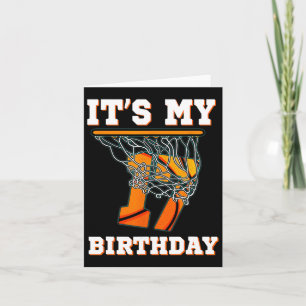 Het is mijn 17e verjaardag Bysketbyll jongensfeest Kaart
