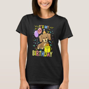 Het is mijn 17e verjaardag teckel t-shirt
