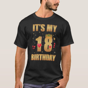 Het is mijn 18e verjaardag 18 jaar oud 18e verjaar t-shirt