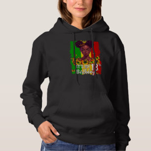 Het is mijn 18e verjaardag 18 jaar oude zwarte Mel Hoodie