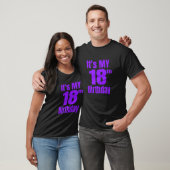 Het is mijn 18e verjaardag t-shirt (Unisex)