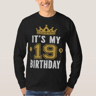 Het is mijn 19e geboorte-cadeau voor 19 jaar oud M T-shirt