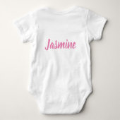 Het is mijn 1/2 verjaardag prinses Custom Romper (Achterkant)