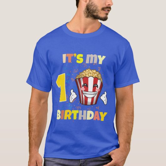 Het is mijn 1 verjaardagsmeisje t-shirt (Voorkant)