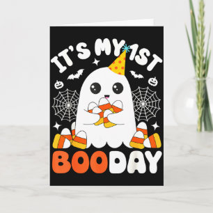Het is mijn 1e Boo-dag, Grappige Halloween-geest 1 Kaart