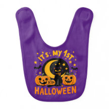 Het is mijn 1e Halloween pompoen zwarte kat baby s