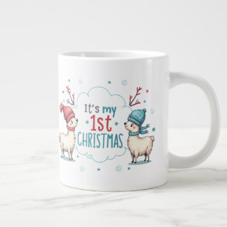 Het is mijn 1e kerstfeest grote koffiekop
