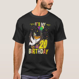Het is mijn 20e verjaardag Pelican Bird T-shirt