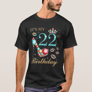 Het is mijn 22e verjaardag Cute 22 jaar oude verja T-shirt