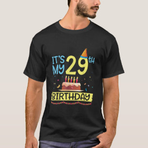 Het is mijn 29e verjaardag Happy 29 jaar papa mama T-shirt