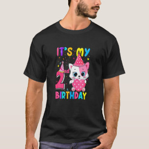 Het is mijn 2de verjaardag, meisje van 2 jaar oud t-shirt