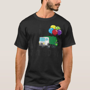 Het is mijn 2e verjaardag, vuilniswagen, vrachtwag t-shirt