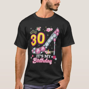 Het is mijn 30e verjaardag 30 jaar oude koningin r t-shirt
