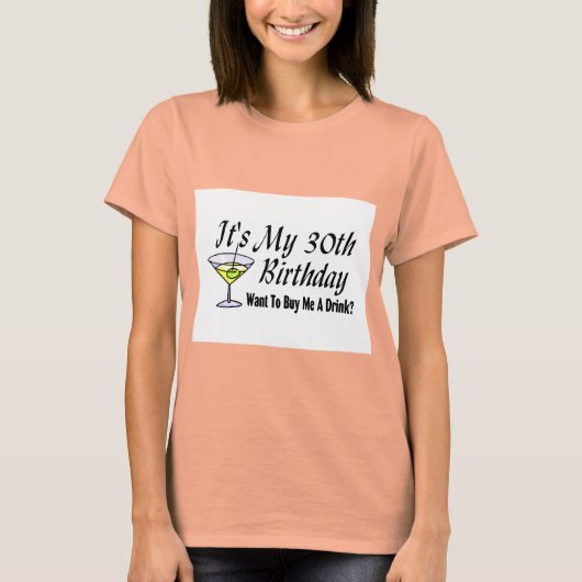 Het is mijn 30e verjaardag t-shirt (Voorkant)