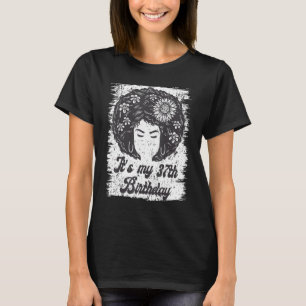 Het is mijn 37e verjaardag zwarte koninklijke verj t-shirt