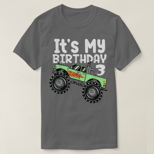 Het is mijn 3 Kinder feestdag. T-shirt (Design voorkant)