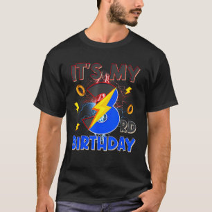 Het is mijn 3e verjaardag jongen 3e bijpassende eg t-shirt