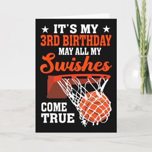 Het is mijn 3e verjaardag Sketll 3 jaar oud  Kaart (Voorkant)