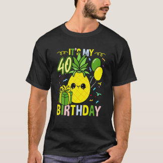 Het is mijn 40e ananasappelfruit van afgelopen zon t-shirt