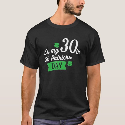 Het is mijn 40e St. Patricks Dag 40. Verjaardag T-shirt (Voorkant)