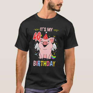 Het is mijn 40e verjaardag pik t-shirt