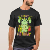 Het is mijn 40e verjaardag schildpad t-shirt (Voorkant)