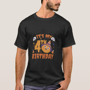 Het is mijn 4e verjaardag Halloween pompoen lange T-shirt