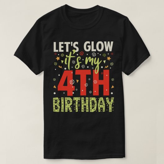 Het is mijn 4e verjaardagscadeau t-shirt (Design voorkant)