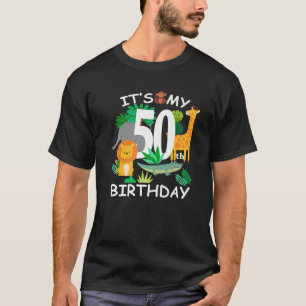 Het is mijn 50e dierentuin van 50e verjaardag 50e t-shirt
