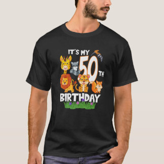 Het is mijn 50e jaardierentuin van 50 jaar t-shirt