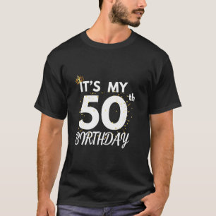 Het is mijn 50ste verjaardag 50 jaar oud B dag fee T-shirt