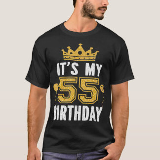 Het is mijn 55e geboortedag cadeau voor 55 jaar ou t-shirt