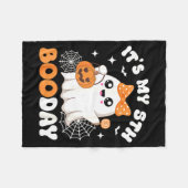 Het is mijn 5e Boo-dag, Grappige Halloween Geest 5 Fleece Deken (Voorkant (Horizontaal))