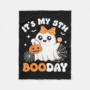 Het is mijn 5e Boo-dag, Grappige Halloween Geest 5 Fleece Deken