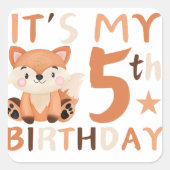 Het is mijn 5e Sticker (Voorkant)