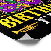 Het is mijn 60e Mardi Gras Birthday Yall Celebrati Poster (Hoek)